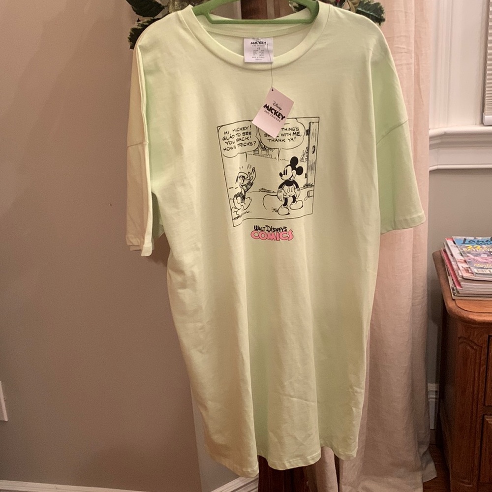 Primark Disney Mickey Comic Oversized T-Shirt Dress